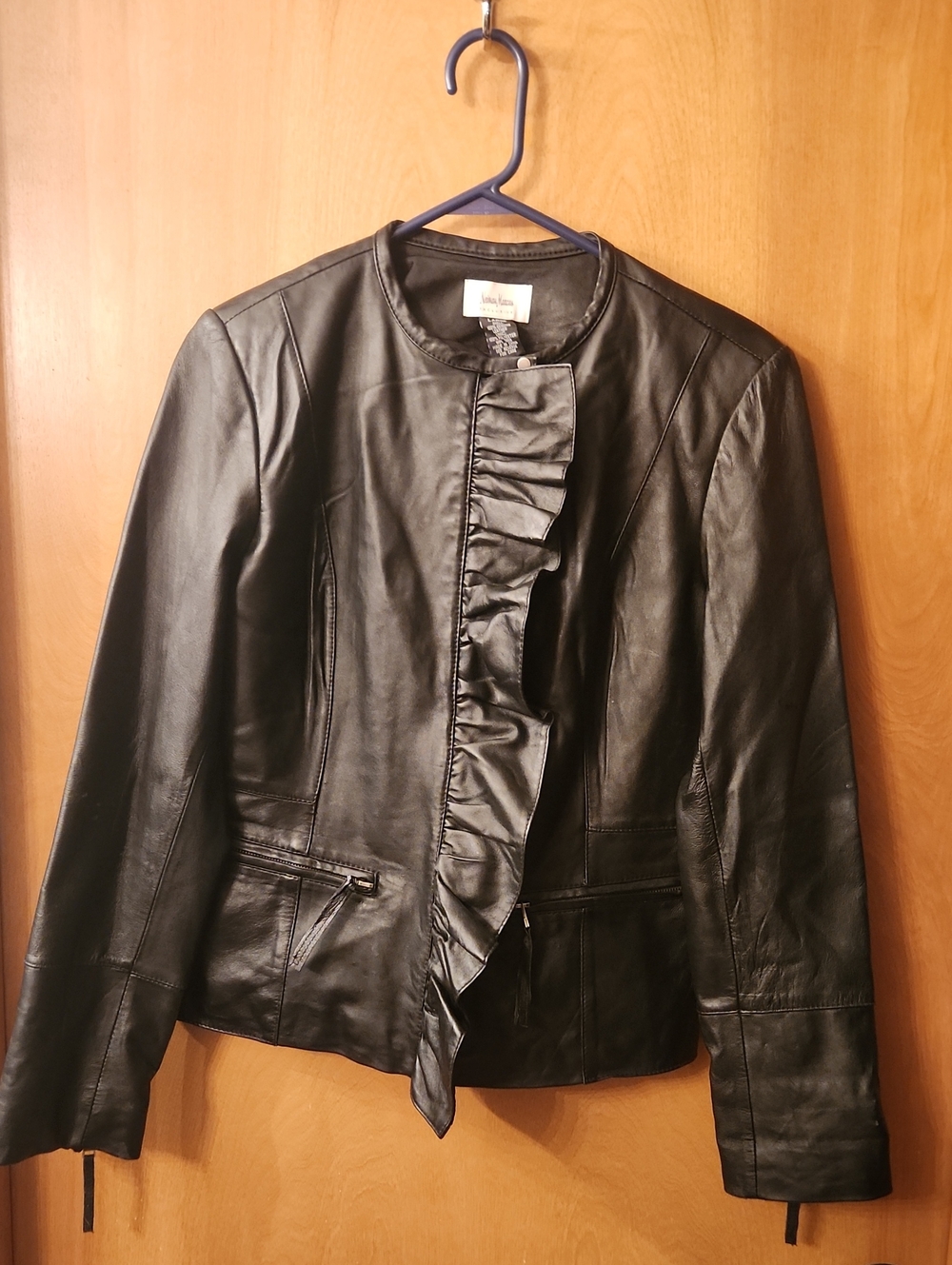 Neiman Marcus Leather Jacket Sz L